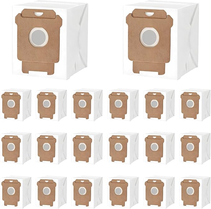 ApexOne 20 Pack Vacuum Bags for iRobot Roomba 104 Combo, 105 Combo, 105 Vac, Plus 405 Combo, Max 705 Vac, Max 705 Combo, Plus 504 Vac, Plus 505 Combo, Q0520, Combo 10 max, i, j, s Series Robot Vacuum