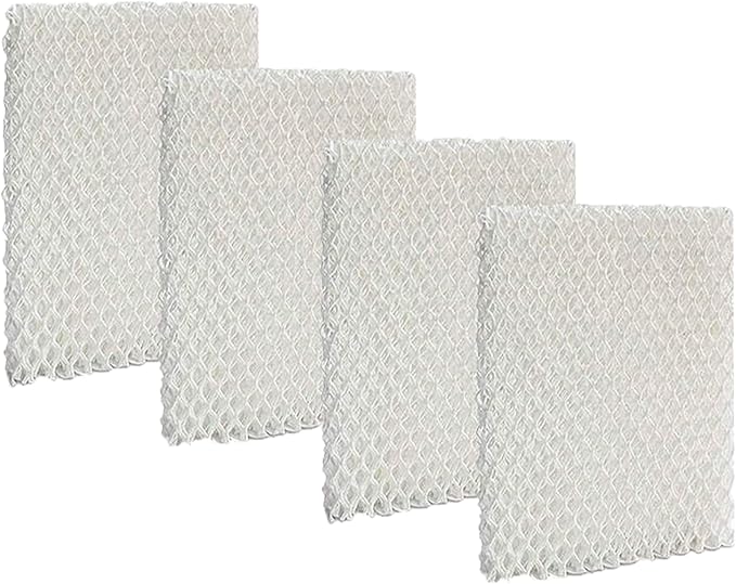 HAC-700 HW-700 Replacement Wick Filter: Replace for Honeywell HAC-700V1 HAC700PDQV1 HAC700TV2 HCM-750 HCM-750B Humidifiers Filter B - 4 Pack, White