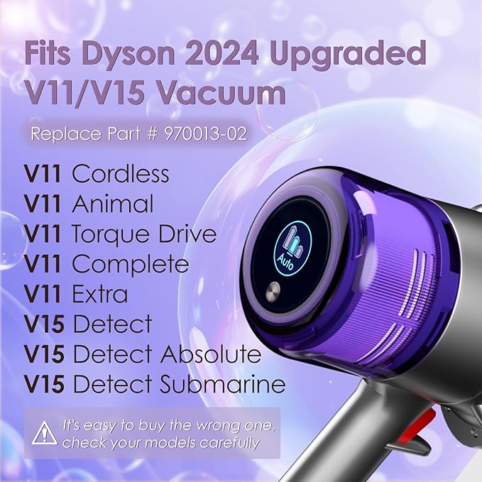 4 Pack V11 Vacuum Filters Replacement for Dyson V11 Cordless Vacuum
