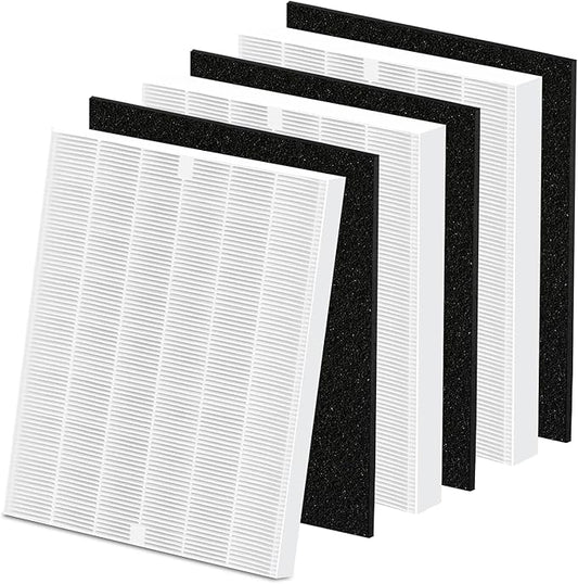 3 Pack+ 3 Carbon Filters AP-1512HH 200M Filter Set Compatible with Coway Airmega AP-1512HH and Airmega 200M air Puri-fier, AP-1512HH-FP, AP-1518R, AP-1519P, Part 3304899