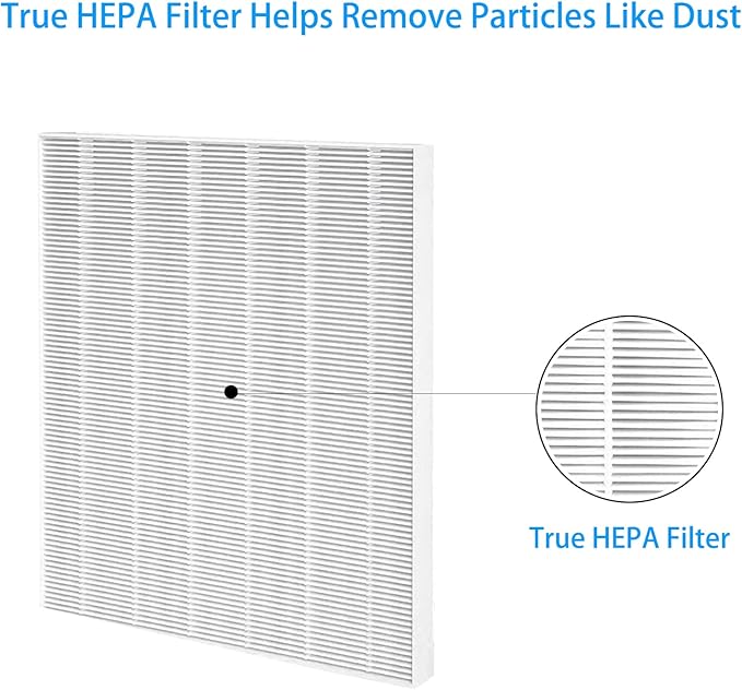 2 Pack True HEPA D4 Replacement Filters Compatible with Winix D480 Air Purifier, Item Number 1712-0100-00, Filter D4