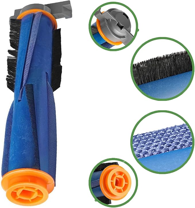 Replacement Accessories for Shark AI AV2501S, AV2501AE, AV2511AE, RV2502AE, RV2520AOUS, AV2510AOUS Robotic Vacuum Cleaner Spare Parts Kit with Main Brush Side Brush Filter