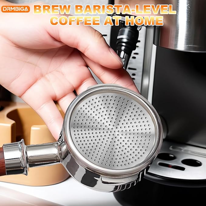 58.3mm Espresso Puck Screen 2 Pack – Professional Premium 3rd Gen Dual-Layer Flow Control Coffee Filter, Precision-Engineered Stainless Steel Portafilter Screen for Perfect 58mm Basket Fit