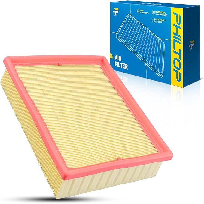PHILTOP Engine Air Filter, Compatible with CA10083 Hyundai Sonata 2006 2007 2008 2009 2010 2.4L, Engine Protection, Improve Engine Performance