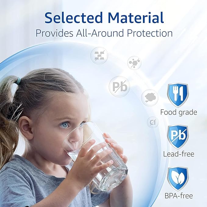 Waterspecialist UKF8001 Water Filter, Replacement for EveryDrop® Filter 4, Whirlpool EDR4RXD1, 4396395, Wrx735sdbm00, Mfi2570fez Msd2651heb, Krfc300ess01, Pack of 2