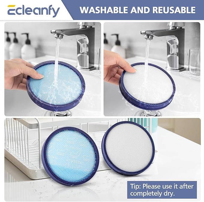 4-Pack 304087001 Filters Compatible with Hoover WindTunnel Upright Vacuum Cleaner UH71250 UH72630 UH72625 UH72615 UH71012 UH70605 UH71214【Note: Not fit Hoover BH & 3 Pro Pet Series】