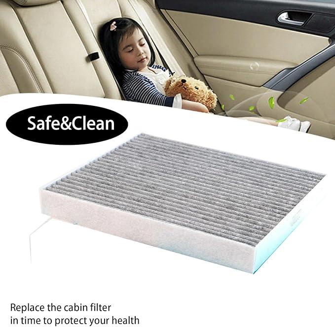 Car Pollen Cabin Air Filter for Hyundai Ioniq AE Kona EV Tucson for Kia NIRO 2017 2018 2019 2020 2021 2022
