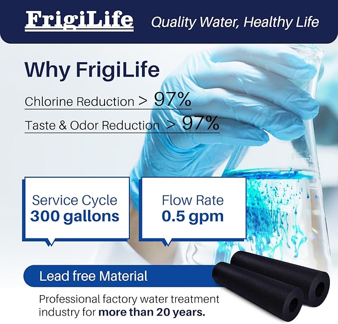 Refrigerator Water Filter Compatible with Frigidaire EPTWFU01, EWF02, Pure Source Ultra II, 3PACK