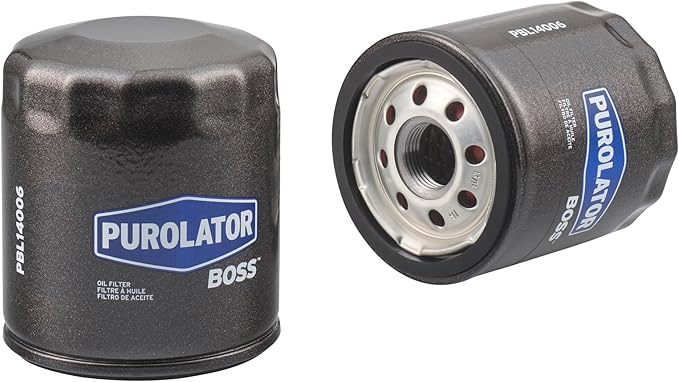 Purolator PBL14006 PurolatorBOSS Maximum Engine Protection Spin On Oil Filter Compatible With Chevrolet Silverado 1500, Tahoe, Suburban 1500, Silverado 2500 HD, Corvette, GMC Yukon and Sierra 1500