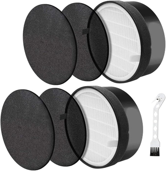 LV-H132 Replacement Filter Compatible for LEVOIT LV-H132 Air Filter, Activated Carbon Filter,Part LV-H132-RF,2 Pack