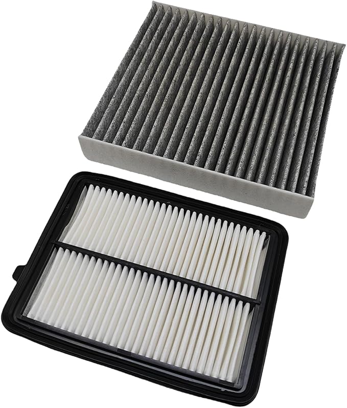 Engine & Cabin Air Filter Fit for 2018-2024 Nissan Kicks L4 1.6L, 2020-2024 Versa L4 1.6L, Replace 165465RA0A 165465RB1A 272776CA0A 278915RB0A