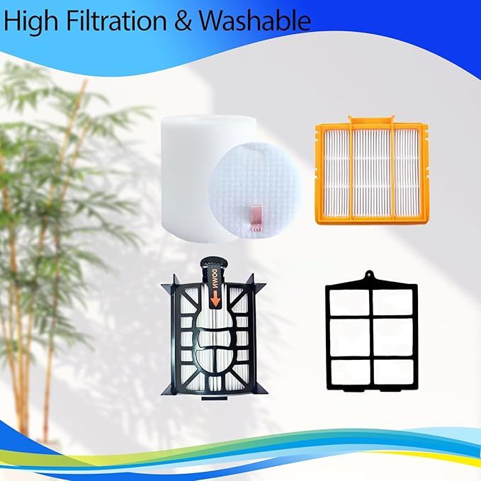 Replacement Kit Compatible with Shark AI AV2501S AV2511AE AV2501AE RV2502AE RV2610WA AV2510AOUS RV2520AOUS RV2400WD AI Ultra 2-in-1 Robot Vacuum,Accessiroes Include Main Brush,Filters,Side Brushes