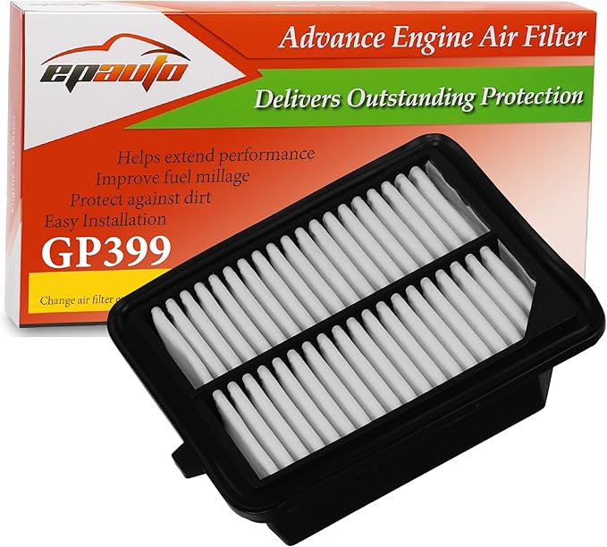 EPAuto GP399 (CA11399) Engine Air Filter, Replacement for Honda Accord Hybrid, Accord Plug-In (2014–2022), CR-V Hybrid (2020–2022) – Rigid Panel Filter for Improved Engine Performance