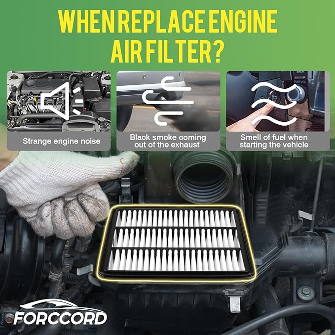 2-Pack Engine Air Filter Fits for 2026-21 Hyundai Elantra 1.6L/2.0L, 2026-22 Elantra N 2.0L Air Filter Replacement 28113AA100 Car Accessories