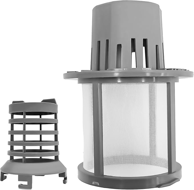 WD12X25995 Dishwasher Ultra Fine Filter and Basket Assembly Compatible With General Electric Hotpoint Haier dishwashers Replaces PS16217023 AP6989426