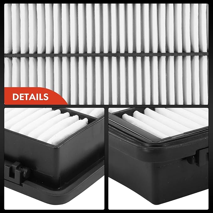 A-Premium Engine Air Filter Compatible with Hyundai & & Kia Models - Tucson 2016-2021, Sportage 2017-2022 - 1.6L 2.0L 2.4L - Rigid Panel Air Filter