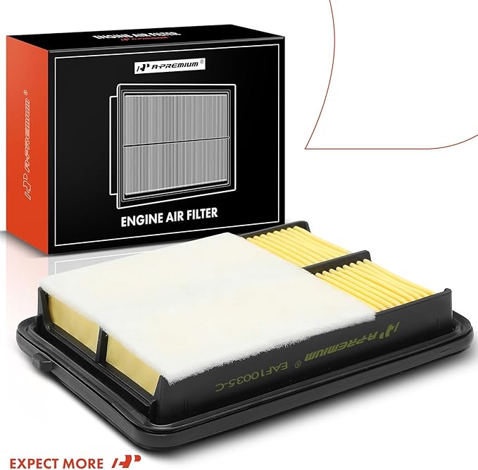 A-Premium Engine Air Filter Compatible with Nissan Versa 2020-2024, Kicks 2017-2024, 1.6L, Replace# 165465RF0A