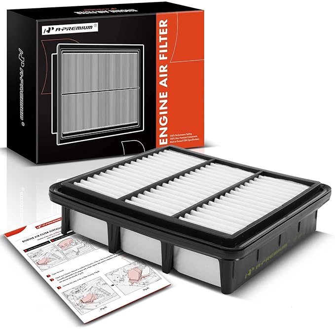 A-Premium Engine Air Filter Compatible with Hyundai Elantra & Kia Forte, Forte Koup, 2007-2013, 2.0L 2.4L, Replace# 28113-2H000