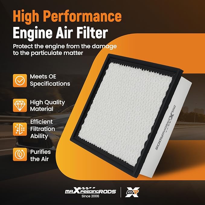 maXpeedingrods CA10755 Engine Air Filter for Lexus ES350, RX350, RX350L, for Toyota Avalon, Camry, Sienna, Tacoma, Highlander, for Jeep Grand Cherokee and Dodge Durango