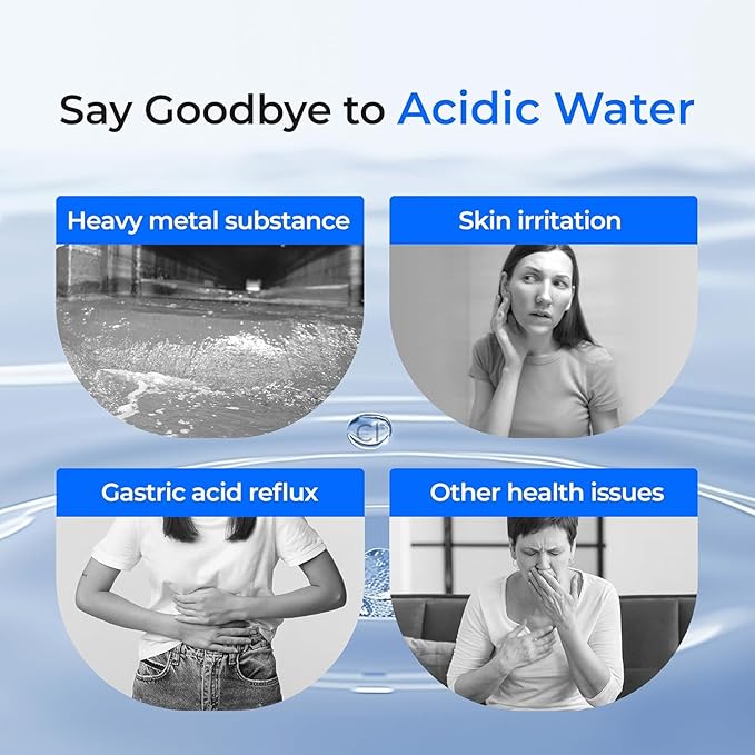 Waterdrop Alkaline LT1000PC ADQ747935 Replacement for LG® LT1000P®/PC/PCS ThinQ® Refrigerator Water Filter, LFXS26973S, LMXS28626S, LMWS27626S, LFXS28596S, LFXS26596S, Enhance PH, 3 Filters