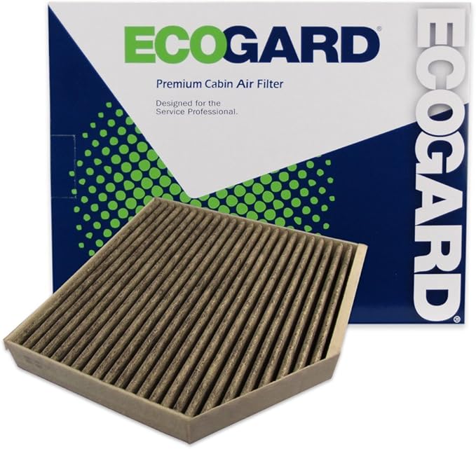 ECOGARD XC10179C Premium Cabin Air Filter with Activated Carbon Fits 2012-2018 Audi A6 Quattro, A7 Quattro, 2012-2022 A6, 2012-2018 A8 Quattro, 2013-2018 S6, S7, 2014-2018 RS7