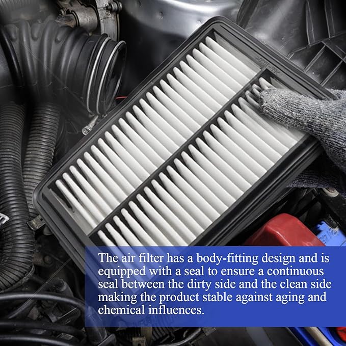 CA12057 Engine Air Filter For Hyundai 17-20 Elantra, 18-20 Elantra GT, 18-22 Kona, 19-21 Veloster/KIA 19-23 Forte, 20-22 Forte5, 20-22 Soul Replaces# 28113-F2000 PA99194 WA10420