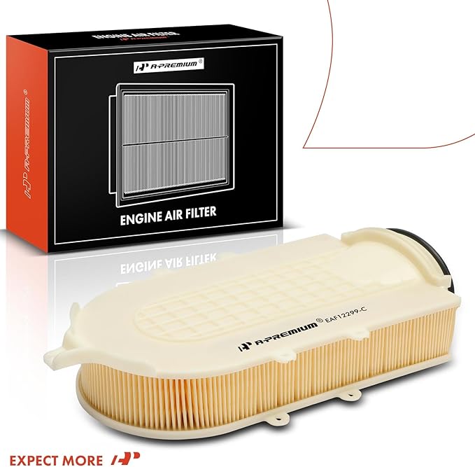 A-Premium 2-PC Engine Air Filter Compatible with BMW X5 2015-2020, X6 2017-2020, 4.4L, Replace# 13717638566