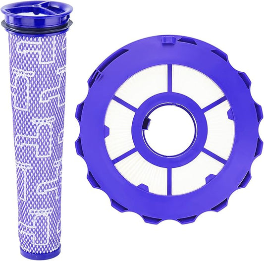 Filter Replacement Parts for DC40 Light/Slim Ball Animal Multi Floor 2 UP16 UP19 Dyson Upright Vacuums, Pre-filter 923587-02, HEPA Post Filter 922676-01 (DC40 Filter)