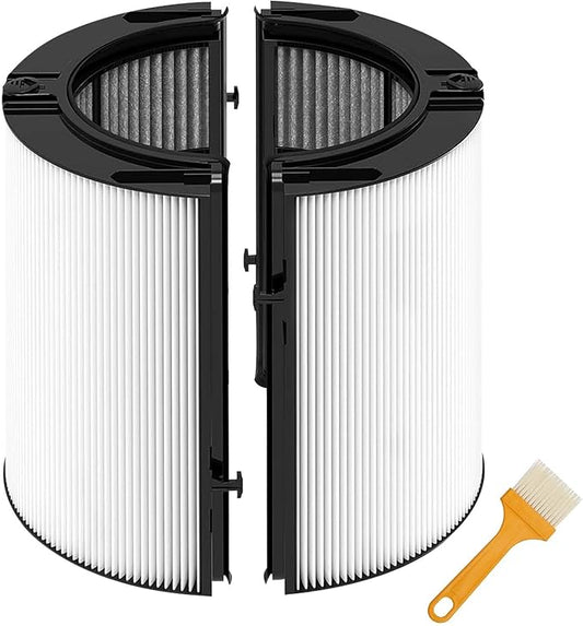 2-in-1 360° Combi Glass HEPA + Carbon Replacement Filter for Dyson Air Purifier TP06 TP09 TP10 HP07 TP7A HP06 TP07 HP10 PH01 PH02 Pure Cool Hot Fan, Part No. 970341-01, 965432-01