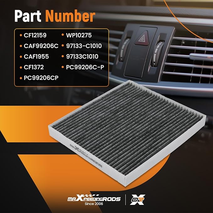 maXpeedingrods CF12159 Cabin Air Filter for Genesis G70 2024, for Hyundai Sonata 2016 2017 2018 2019, Replacement for CAF99206C, CAF1955