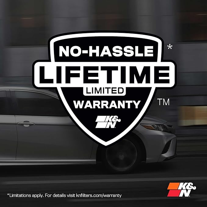 K&N LIFETIME Cabin Air Filter: Premium, Washable, Clean Air for your Cabin: Compatible with 2009-2025 Acura/Honda: MDX, RDX, TLX, Accord, Civic, SI, Type R, CR-V, Odyssey, VF2033