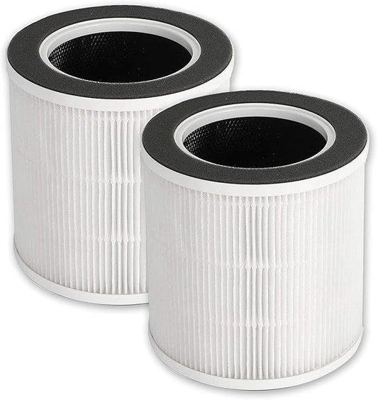 PUREBURG Replacement Filter Compatible with HOKEKI VK-6067B & Ultima Cosa Aria Fresca 300 Air Purifier,2-Pack H13 HEPA Activated carbon 4-Stage Filtration