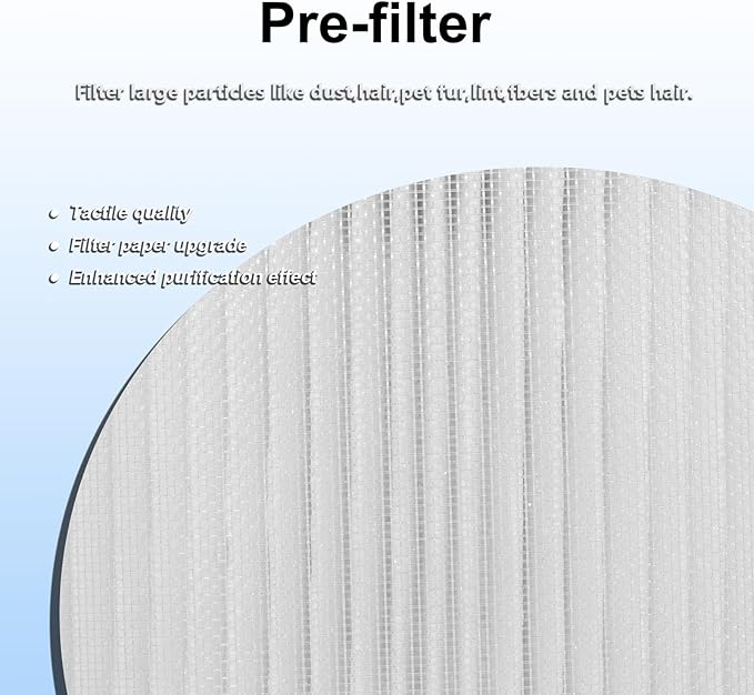 VK-6067B Replacement Filter, Compatible with Vremi Air Purifier and HOKEKI VK-6067B Air Purifier, Compare to Vremi Replacement Filters, 4-in-1 H13 Grade True HEPA Filter, 2 Pack