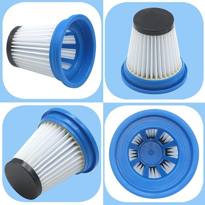 4 Pack 520280 DS1030 HEPA Filter Compatible with Kenmore DS1030 Cordless Stick Vacuum Lightweight Cleaner 2-Speed Power Suction LED Headlight 2-in-1 Handheld Vacuum Cleaner
