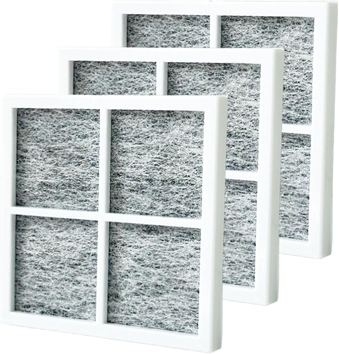 3 Pcs Refrigerator Air Filter Replacement Fit for LG LMXS28626D, LMXS28626S, LPXS30866D, LRFDC2406S, LRFDS3016D, LRFDS3016S