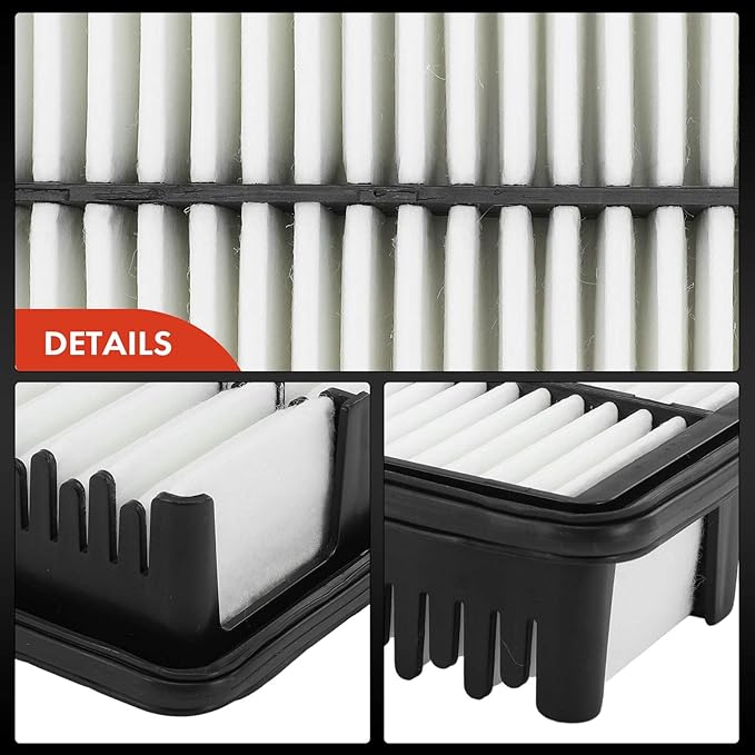 A-Premium Engine Air Filter Compatible with Hyundai & Kia model - Elantra, Elantra Coupe, Elantra GT, Forte, Forte5, Forte Koup, Sportage, Tucson, Rondo, 2010-2018, 1.8L 2.0L 2.4L, Rigid Panel