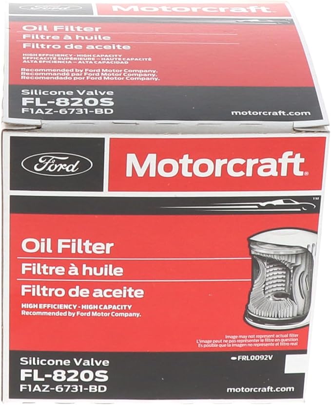 Motorcraft Engine Oil Filter - FL-820-S (OE Replacement for Select Models and Years of Ford, Lincoln, & Mercury Vehicles)