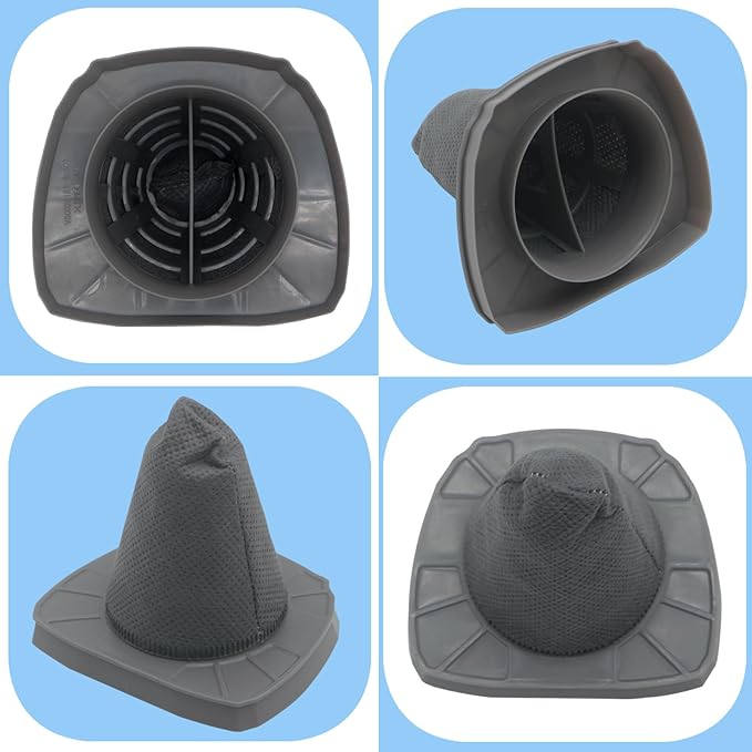 Filters Compatible with EUREKA NES100 Handheld Vacuum and Compatible with Black & Decker BDST1601 3-in-1 Vacuum, Compare to Part# ST0106 & ST0107, 4 Pack HEPA Filters & 4 Pack Sponge Filters