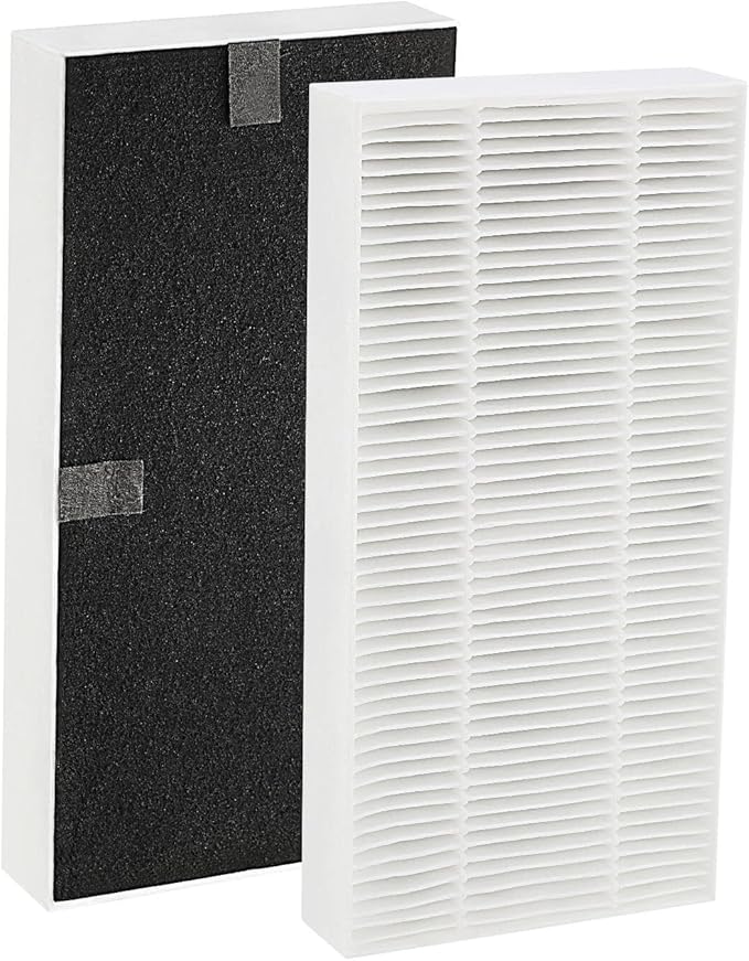 2 Pack for Febreze Air purifier Filter Replacement Dual Action HEPA-Type FRF102B, Models FHT170, FHT180, FHT190 and Fit for Honeywell HEPAClean U Filter HRF201B, Models HHT270, HHT290