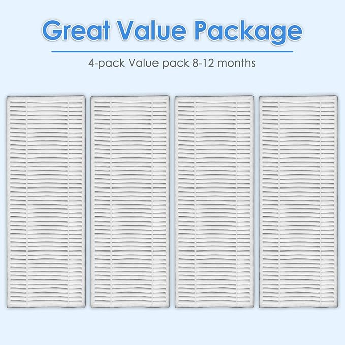 (8 Pieces) HEPA filter compatible with Lefant M210 M213 M210S M210B M213S, OKP Life K2 K3 K3A K4 K5, Sweeper Robot Vacuum Cleaner Filter Replacement Parts