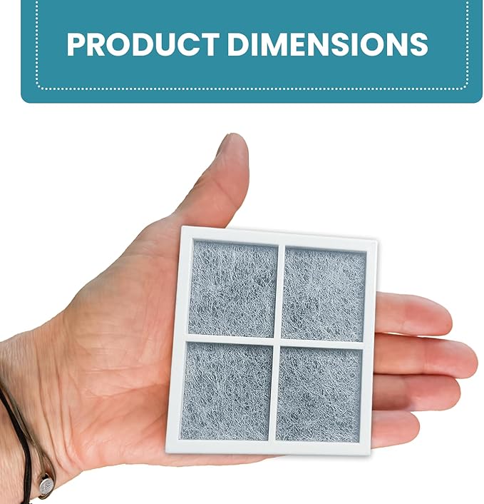 LT120F Refrigerator Air Filter Replacement Compatible with LG & Kenmore 469918 9918, Replaces ADQ73214402 ADQ73214403 ADQ73214404 ADQ73214408, Activated Carbon Odor Control, 3 Pack