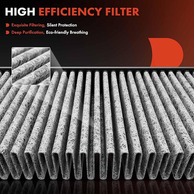 A-Premium 2-PC Cabin Air Filter with Activated Carbon Compatible with Ford Escape 2007-2012 & Mazda Tribute 2008-2011 & Mercury Mariner 2007-2011, Replace# 7T4Z19N619B