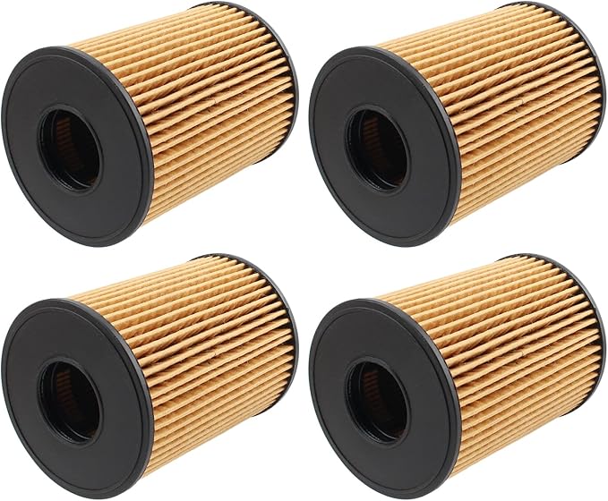 26350-2S000 Oil Filter with Seals Compatible with Hyundai Santa Cruz 2.5L 2020-2022 Compatible with Kia Sorento 2.5L Engine 2021-2022 Pack of 4