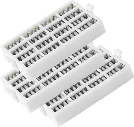 3-Pack W10311524 Refrigerator Air Filter Replacement - Compatible with Whirlpool, Kenmore Fresh Flow, Maytag, KitchenAid - Replaces AIR1, W10346771A Produce Preserver - Odor Eliminator