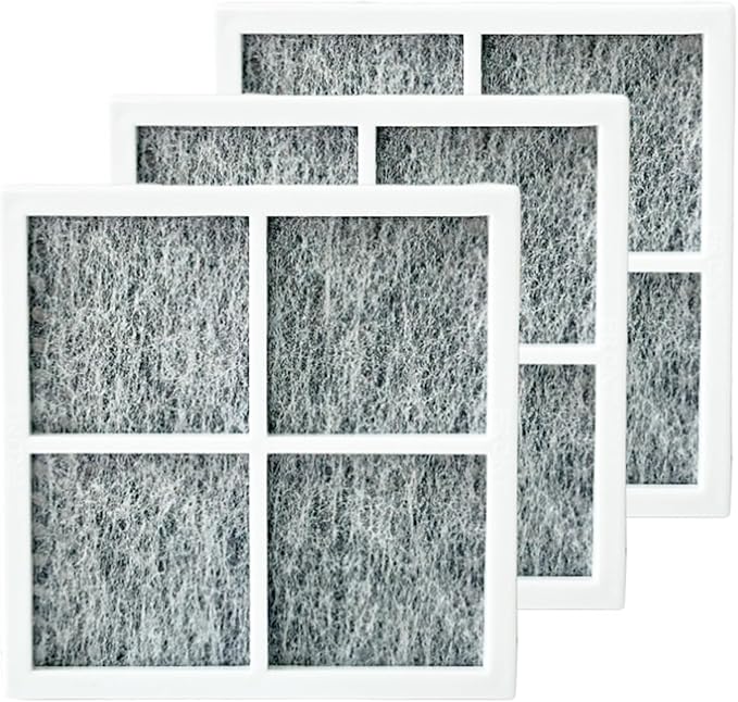 6 Pcs Refrigerator Air Filter Replacement Fit for LG LRFVC2406D, LRFVS3006D, LRFVS3006S, LRFXC2416D, LRMDC2306S, LRMDS3006S