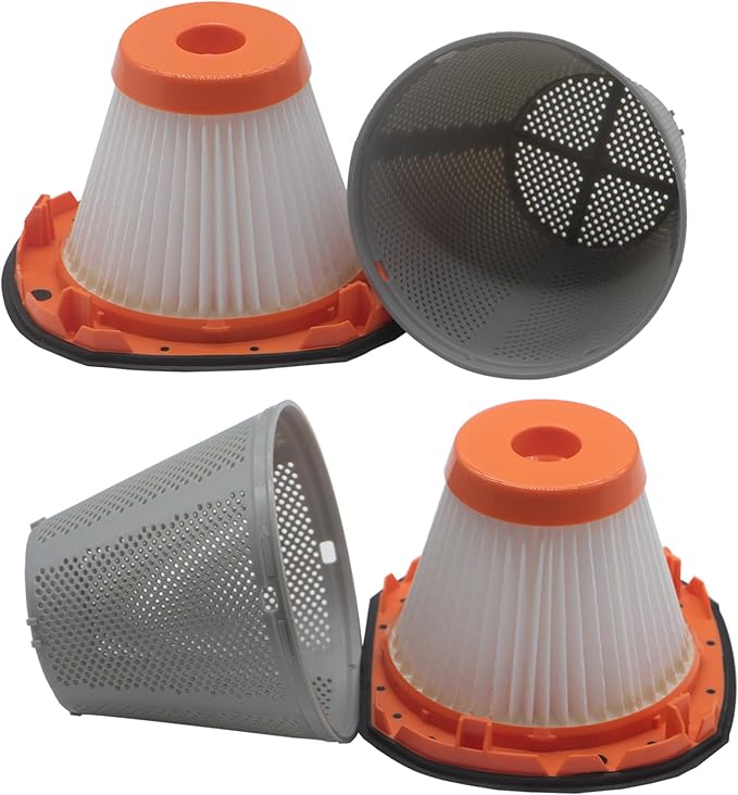 4 Pack HEPA Filters Compatible with BLACK+DECKER 20V MAX POWERCONNECT Handheld Vacuum Models BCHV001C1, BCHV001B, Fits CRAFTSMAN V20 Cordless Hand Vac CMCVH001B, Compare to Part# N900287