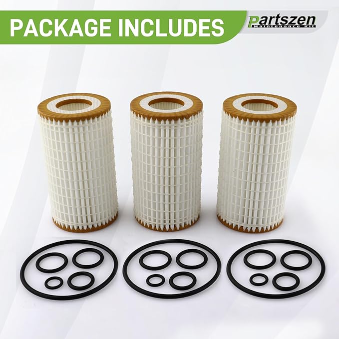 05102905AB Oil Filter with O-rings Fit for Mercedes-Benz AMG E300 E550 C320 C230 CL550 CLK55 2005-2011