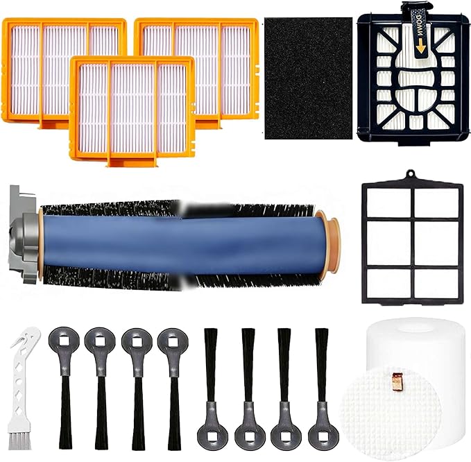 Replacement Parts Compatible with Shark AV2511AE AV2501S AV2610WA AV2501AE RV2502AE RV2610WA RV2520 AV2510 Accessories Kit with Main Brush,Filters,Foam Filters,Primary Filter,Side Brushes
