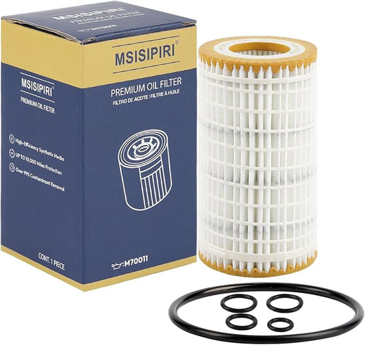 Premium Oil Filter, Fit for Mercedes-Benz C280 C300 C350 E300 E320 E350 E500 GL450 GLK350 ML320 ML450 ML500 R350 R500 S400 SLK300 SLK350 SL500 CL500 CLK350, Replaces 0001802609
