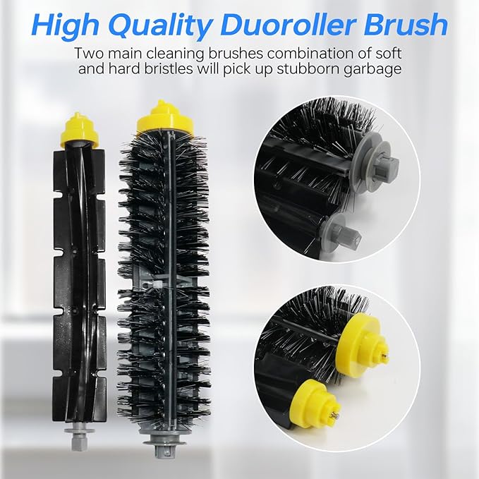 Replacement Parts Accessories Kit for iRobot Roomba 600 Series 694 675 692 690 680 650 660 620 665 695 651 614 & 500 Series 595 585 564, 6 Filter, 6 Side Brush, 3 Bristle and Beater Brush Set